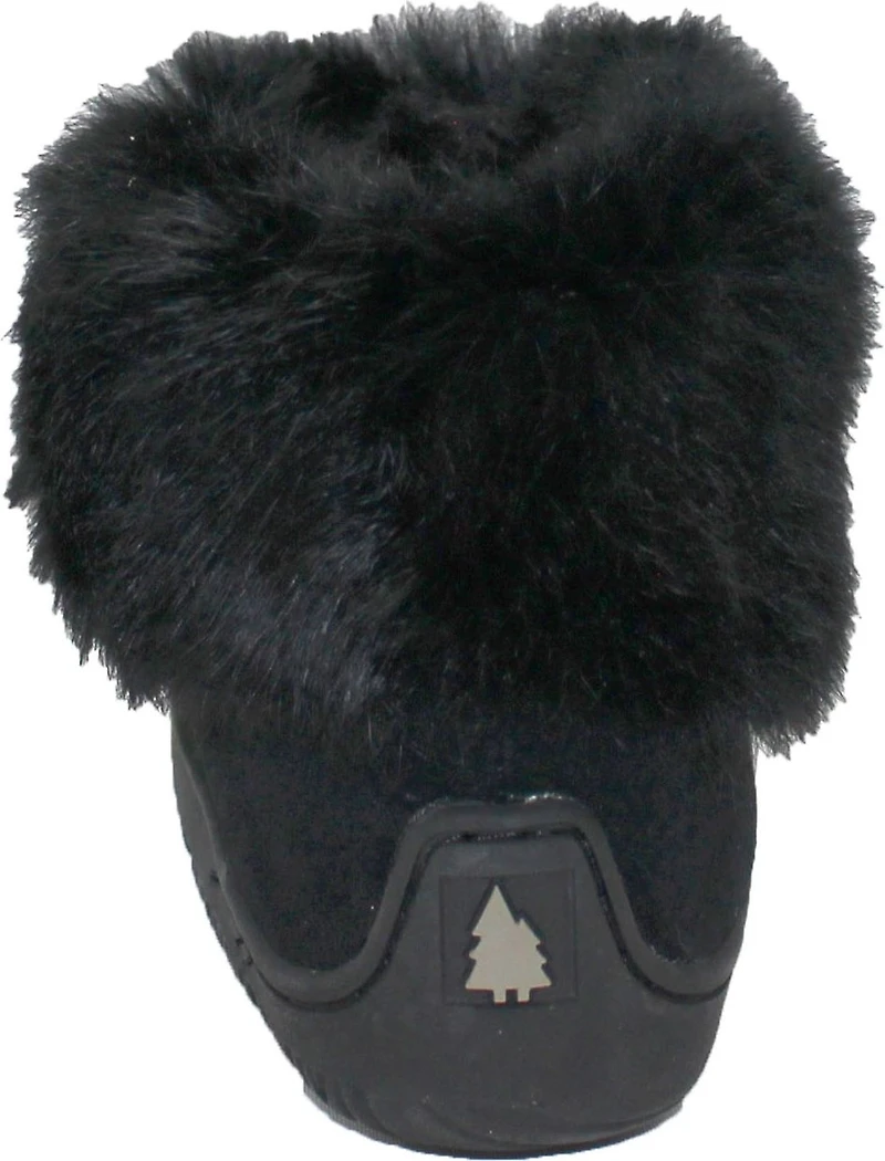 Short Black Suede Mukluk