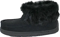 Short Black Suede Mukluk