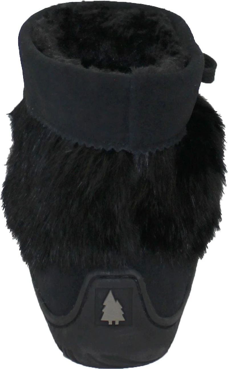 Short Black Suede Mukluk