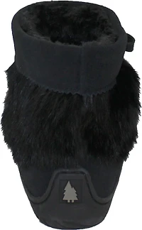 Short Black Suede Mukluk