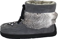 Short Charcoal Suede Mukluk