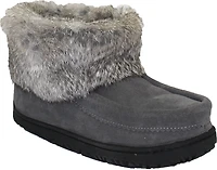 Short Charcoal Suede Mukluk