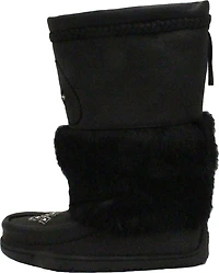 Tall Waterproof Black Leather Mukluk