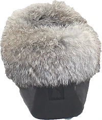 Hard Sole Charcoal Suede Slipper