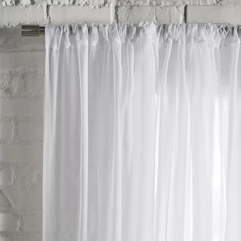 Rod Pocket Sheer Curtain