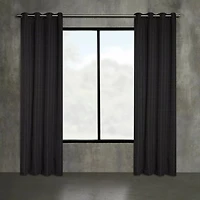 Black Artemesia Blackout Curtain