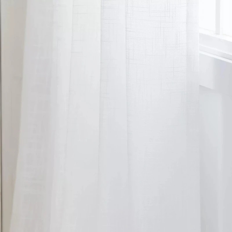 White Darja Sheer Curtain