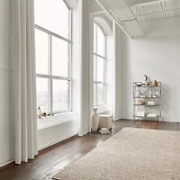 White Darja Blackout Curtain