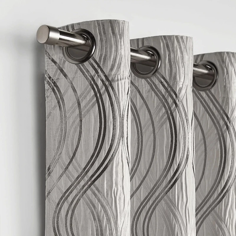 Grey Prato Panel Curtain