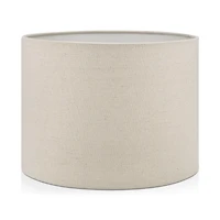 Beige Round Woven Lamp Shade