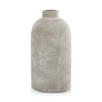 Cement Bottle Table Vase