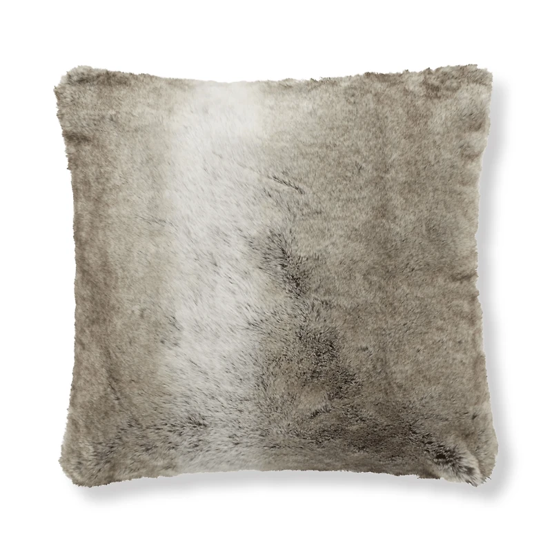 Wolf Faux Fur Decorative Pillow