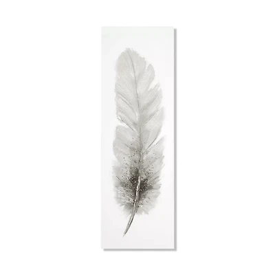 Feather Oil Painted Canvas