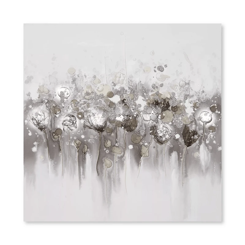 Abstract Oil Painted Canvas