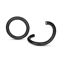 Black Set of 2 Magnetic Metal Holdbacks