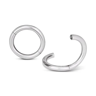 Brushed Nickel Set of 2 Magnetic Metal Holdbacks