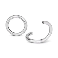 Brushed Nickel Set of 2 Magnetic Metal Holdbacks