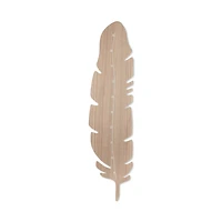 Wooden Feather Shaped Growth Chart