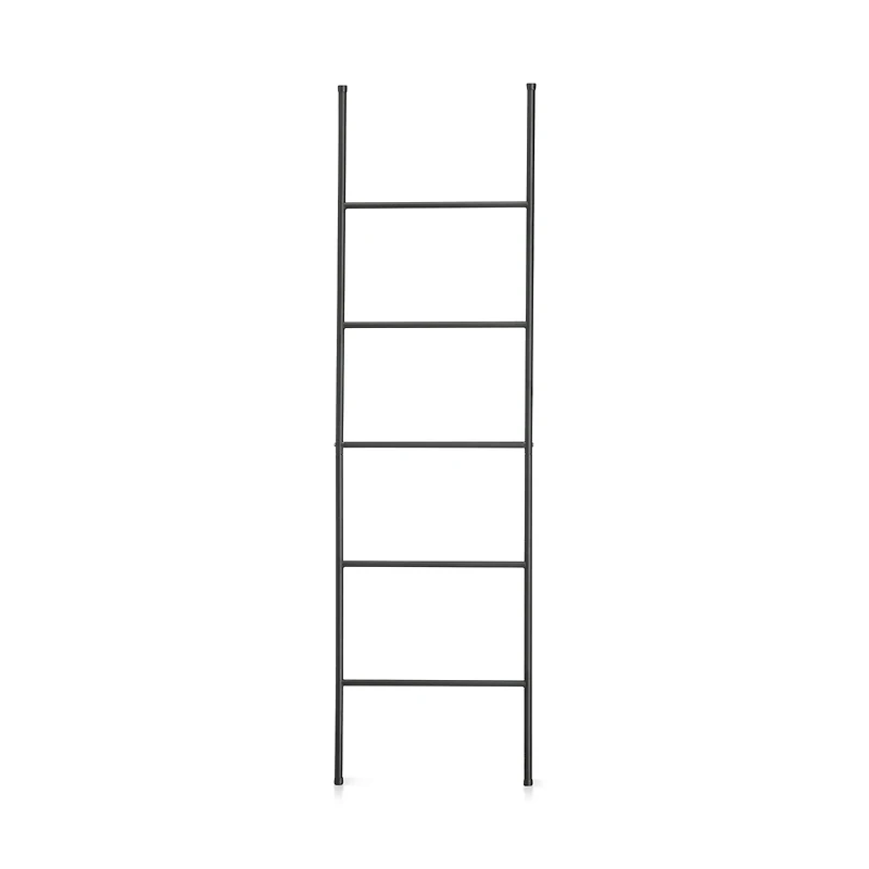 Black Metal Ladder Towel Holder