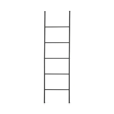 Black Metal Ladder Towel Holder