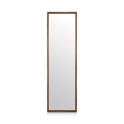 Full-Length Mirror with Wood-Like Frame