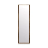 Full-Length Mirror with Wood-Like Frame