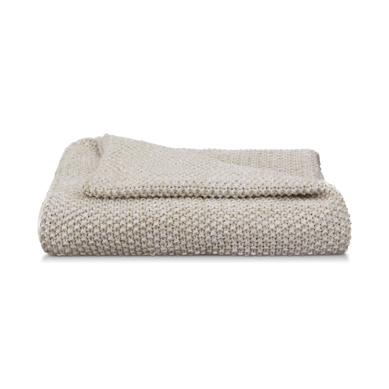 Beige Dalya Knit Throw