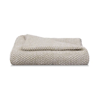 Beige Dalya Knit Throw