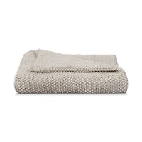 Beige Dalya Knit Throw