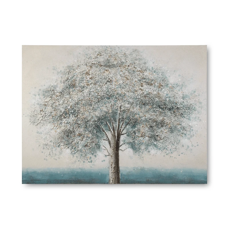 Blue Tree Oil Painting