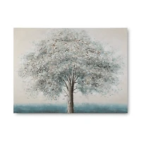 Blue Tree Oil Painting