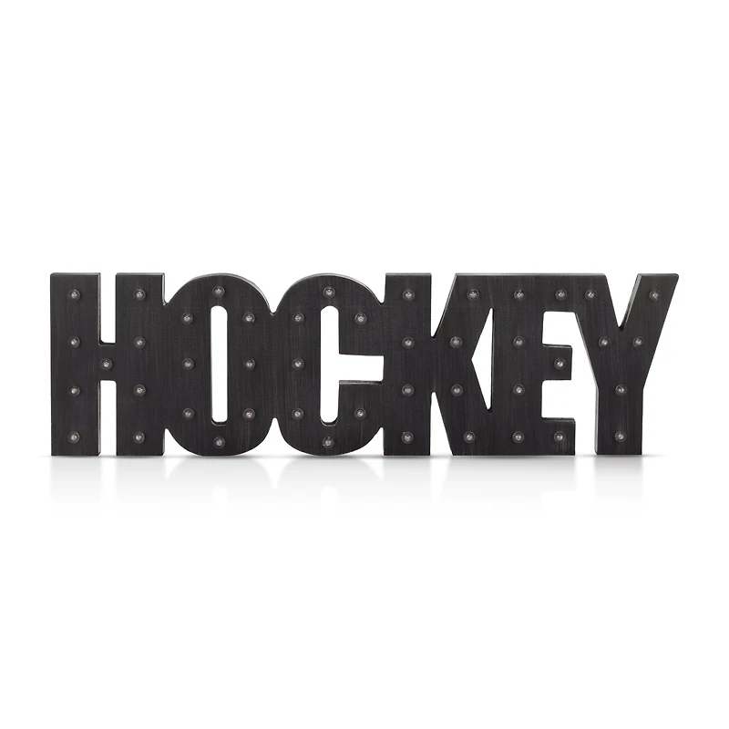 Hockey LED Decorative Word
