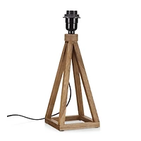 Wood Prism Lamp Base
