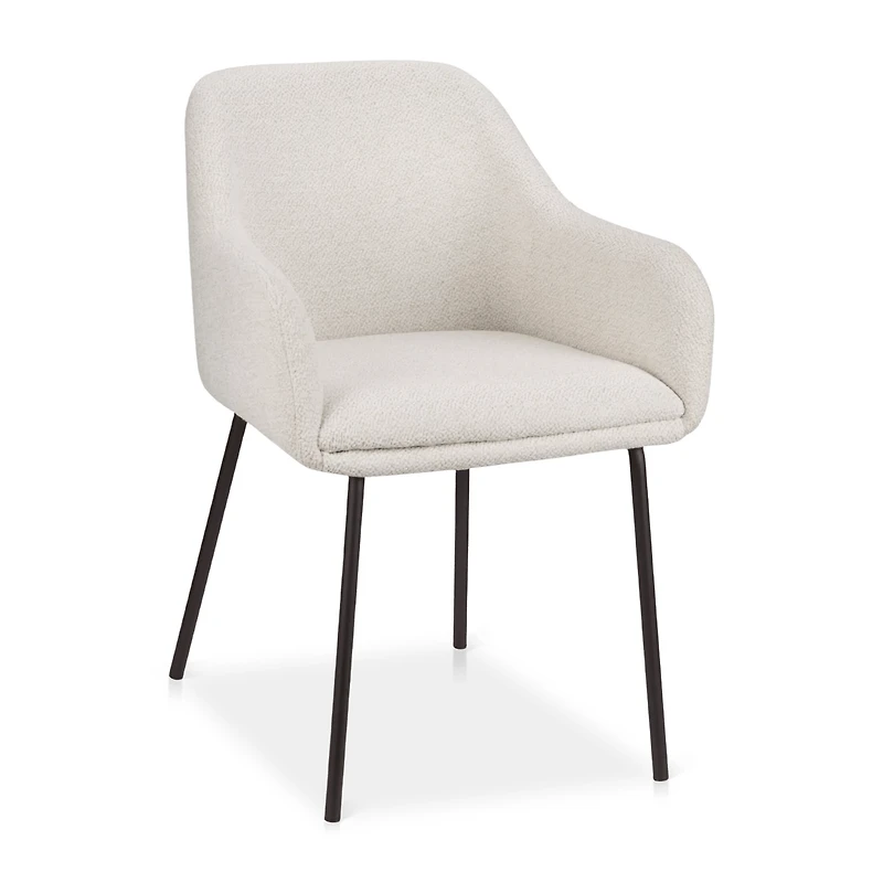 Fabric and Metal Dining Chair