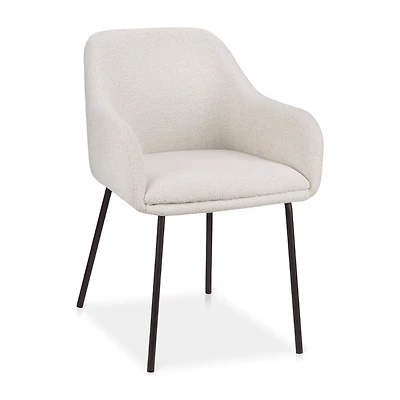 Fabric and Metal Dining Chair