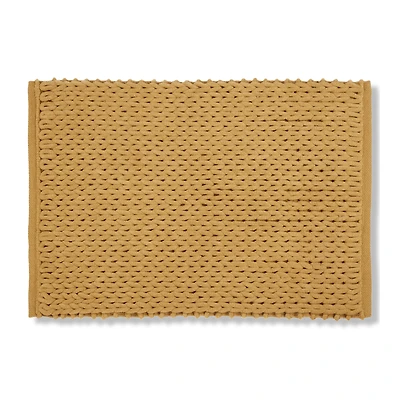 Mustard Braided Bath Mat