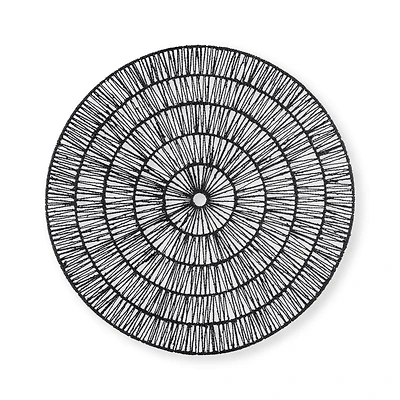 Black Seagrass Decorative Wall Plaque