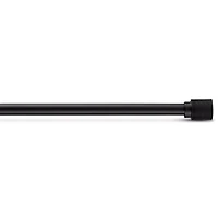 Black Chelsea Curtain Rod Set - Diameter 16/19 mm