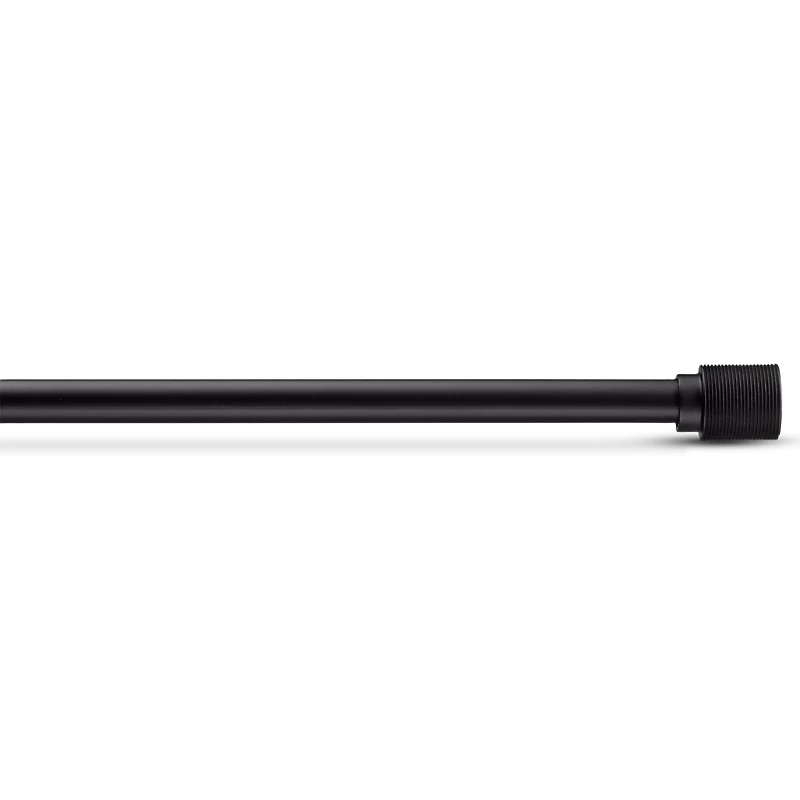 Black Chelsea Curtain Rod Set - Diameter 16/19 mm
