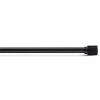 Black Chelsea Curtain Rod Set - Diameter 16/19 mm