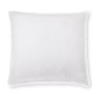 White Kristia Decorative Waffle Pillow