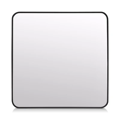 Aluminum-Framed Round-Corner Mirror