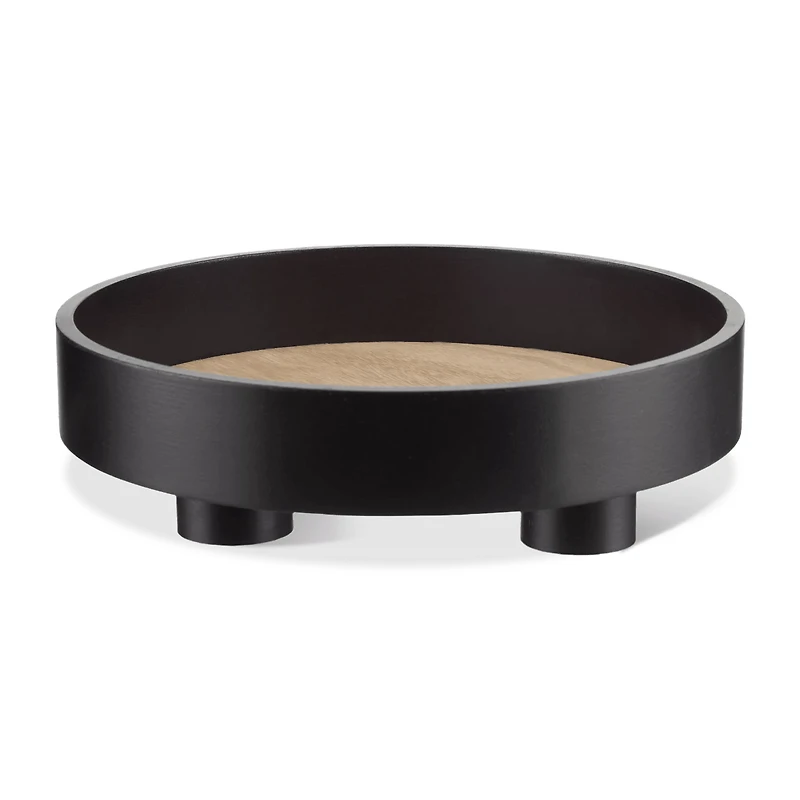 Black Tray & Natural  Tray On Stand