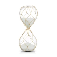 30-Minute Decorative Hourglass with White Sand 7 x 20 cm.