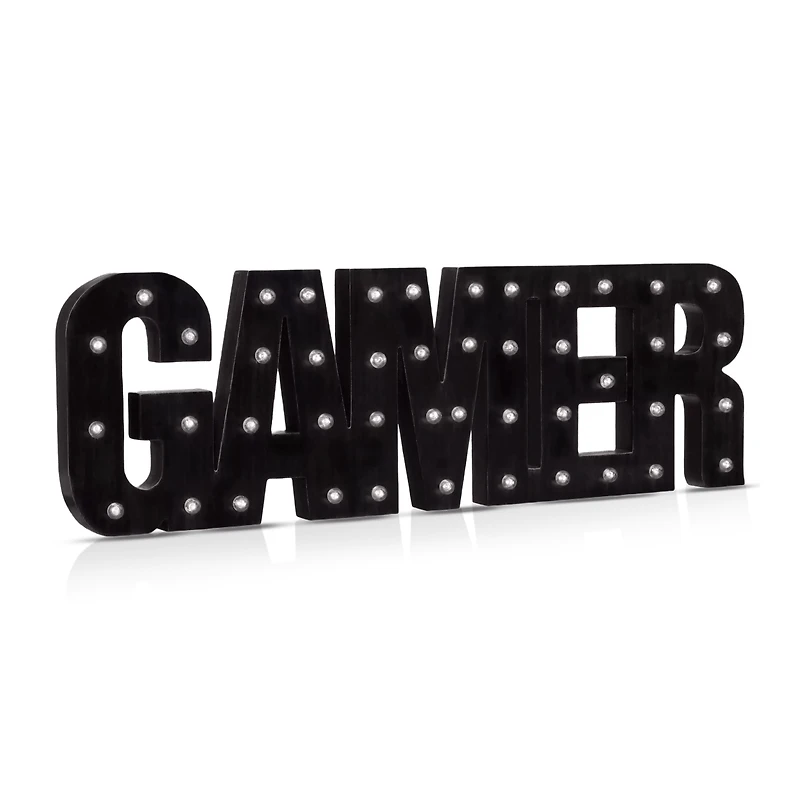 LED Decorative Word Gamer