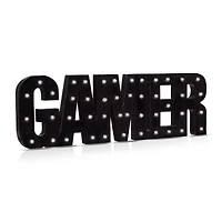 LED Decorative Word Gamer