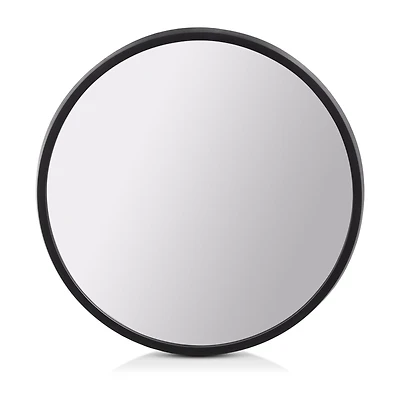 Round Mirror with Black Frame