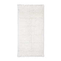Textured Boho Bath Mat