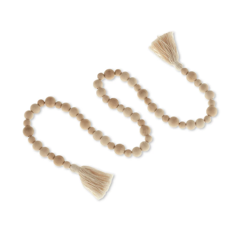 Wood Bead Garland