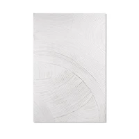 Tone on Tone Embossed Abstract Oil Painting
